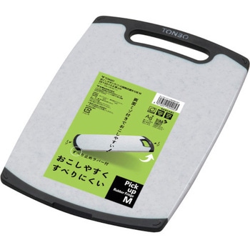 おこしやすいラバー付耐熱抗菌まな板 トンボ(新輝合成)