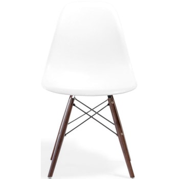 シェルチェア wood(ウォールナット材) 脚座面FRP(matt) E-comfort