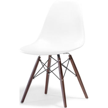 シェルチェア wood(ウォールナット材) 脚座面FRP(matt) E-comfort