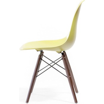 シェルチェア wood(ウォールナット材) 脚座面FRP(matt) E-comfort