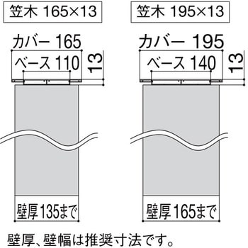 笠木 195×13 LIXIL(TOEX) 【通販モノタロウ】