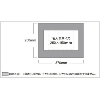 【名入れ】不織布A4チャック付ポーチ 三和