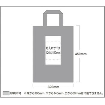 【名入れ】不織布マチ付バッグ(大) 三和