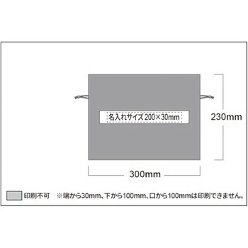 【名入れ】パッケージ用不織布巾着 三和