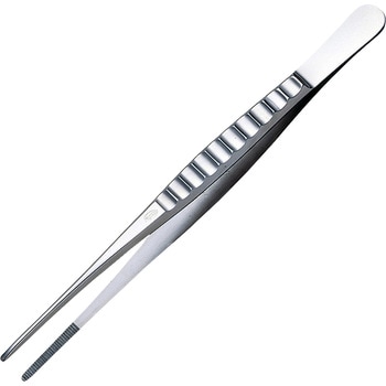 マツヨシピンセット 併式 太筋 無鈎 MY-9221AL(ステン)180MM 松吉医科器械