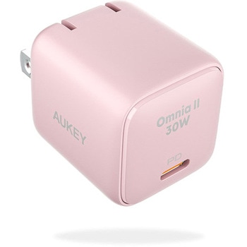 USB充電器 Omnia II 30W PD対応 折りたたみ式 [USB-C 1ポート] AUKEY(オーキー)
