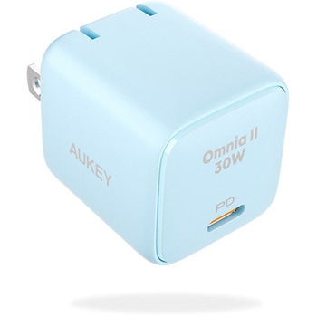 USB充電器 Omnia II 30W PD対応 折りたたみ式 [USB-C 1ポート] AUKEY(オーキー)