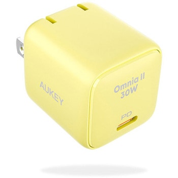 USB充電器 Omnia II 30W PD対応 折りたたみ式 [USB-C 1ポート] AUKEY(オーキー)