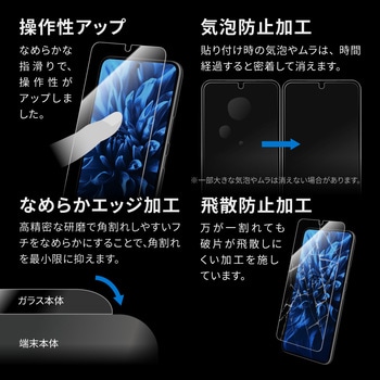 Galaxy S23 ガラスフィルム 「GLASS PREMIUM FILM」スタンダードサイズ ブルーライトカット LEPLUS NEXT