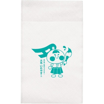 【名入れ】ナプキン 6折ストレート《イラストレーターデーター入稿》 レスタス