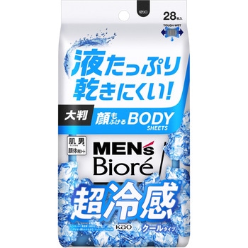 メンズビオレ顔もふけるボディシート 花王