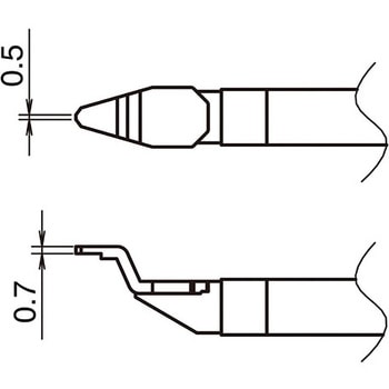 交換こて先 T51シリーズ 白光
