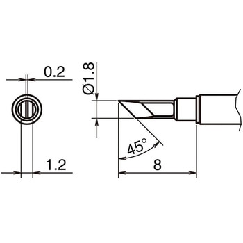 交換こて先 T52シリーズ 白光