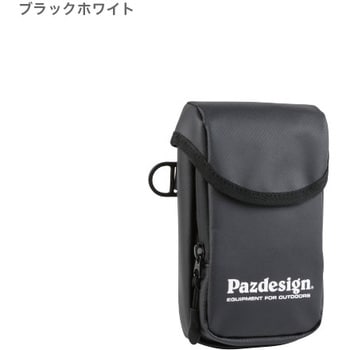 ブラックホワイト TARPAULIN MOBILE POUCH Ⅱ (ターポリンモバイル