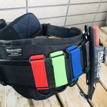 レッド SUPPORT BELT D-KAN 2PAIR (サポートベルト Dカン 2ペア) PAC-242 1パック(2個) Pazdesign( パズデザイン) 【通販モノタロウ】