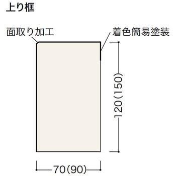上り框 天然木突板タイプ ラスティックフェイス対応 ノダ