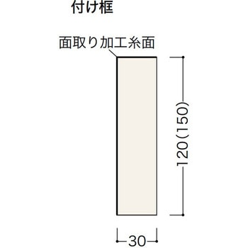 付け框 天然木突板タイプ ラスティックフェイス対応 ノダ