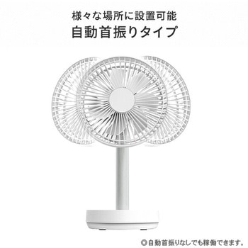 3WAY電源デスクファン TOPLAND