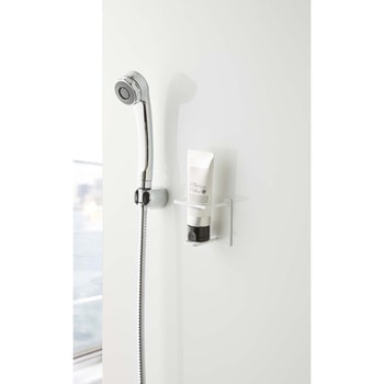 マグネットバスルームチューブ&ボトルホルダー タワー M ブラック 山崎実業