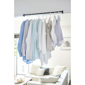 室内物干しハンガーバー タワー 山崎実業