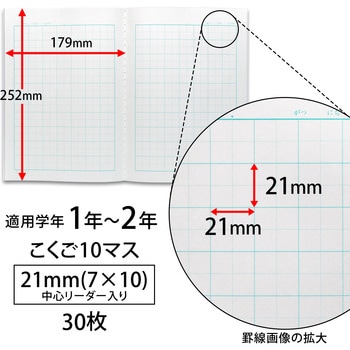 こくご10マスリーダー入 日本ノート