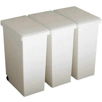 20L 3P WH ゴミ箱 スライドペール 1セット(3個) 平和工業 【通販サイト