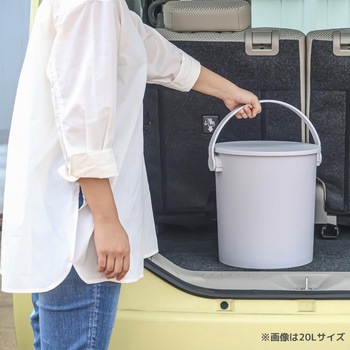 【2個組み】座れるフタ付きバケツ JEJアステージ
