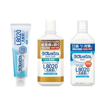 ラクレッシュ ハミガキジェル&デンタルリンス&マウスウォッシュセット ジェクス