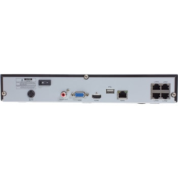 最高級 4K 800万画素POE 4ch 防犯カメラ用NVR 2TB搭載 と 屋外対応赤外線監視カメラ セット 塚本無線