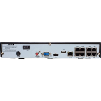 最高級 4K 800万画素POE 8ch 防犯カメラ用NVR 2TB搭載 と 屋外対応赤外線監視カメラ セット 塚本無線