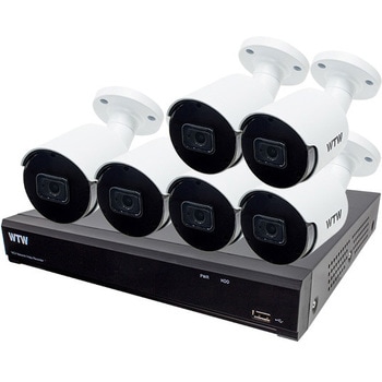 最高級 4K 800万画素POE 16ch 防犯カメラ用NVR 2TB搭載 と 屋外対応赤外線監視カメラ セット 塚本無線