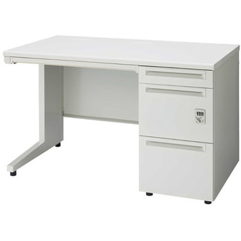 UJデスク 片袖机 ダイヤル錠タイプ(組立サービス付き) プラス(家具)
