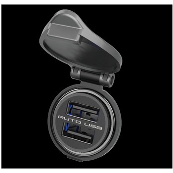 DC-24W USB 2ポート 自動判定 コンパクト カシムラ