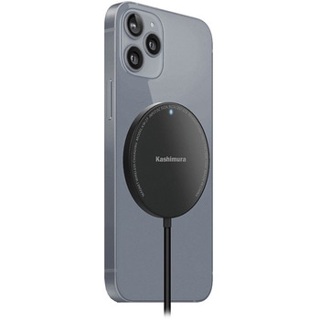 マグネットワイヤレス充電器 15W 1m カシムラ