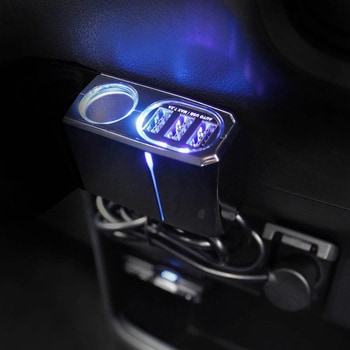 セパレートソケット 3リバーシブルUSB 自動判定 7.2A カシムラ