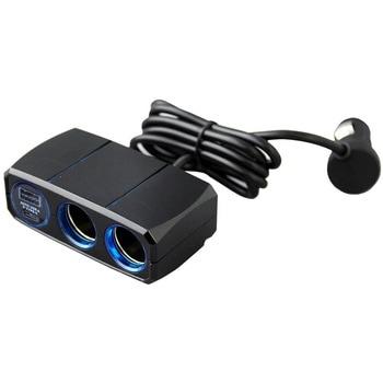 2連セパレートソケット PD20W / リバーシブルUSB自動判定 カシムラ