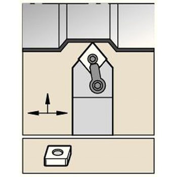 旋削ホルダー MCMN 50° ケナメタル