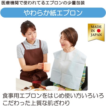 やわらか紙エプロン 10枚入 竹虎