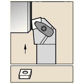 旋削ホルダー DCKN-KC 75° - ケナメタル