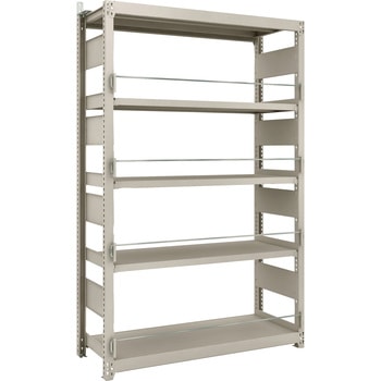 スチールラック 災害備蓄ラック M2型 1160X450XH1800 5段 単体 - TRUSCO