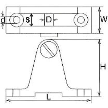 ステンレスデッキヒンジ TRUSCO