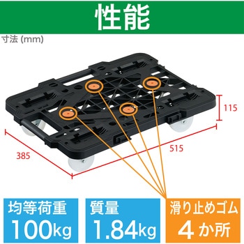送料無料 通販 激安 連結式ルートバン メッシュタイプ 515X385 ナイロン車輪 TRUSCO 産業用キャスター