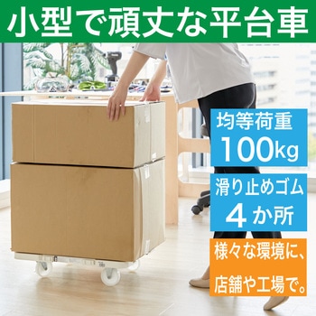 連結式ルートバン メッシュタイプ 615X415 ナイロン車輪 自在側ストッパー付 白 TRUSCO