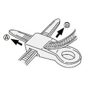 結束バンド用固定具 TRUSCO