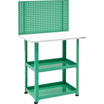 小型作業台 ツールワゴン バーディワゴン固定型 上部パンチングパネル 600×400×1330 - TRUSCO