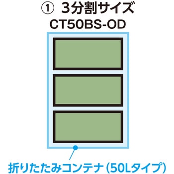 折りたたみコンテナ50L用バッグ TRUSCO