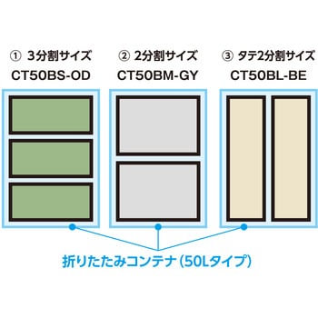 折りたたみコンテナ50L用バッグ TRUSCO