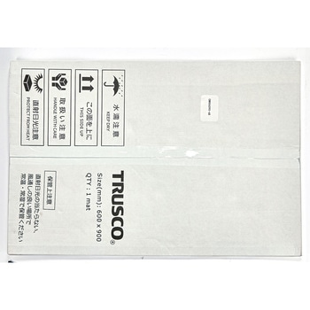 抗菌粘着クリーンマット 600X900MM ブルー TRUSCO