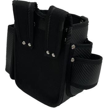 黒 腰袋2段サイドポケット SK11