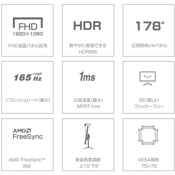 23.8インチフルハイビジョン液晶モニター WIS